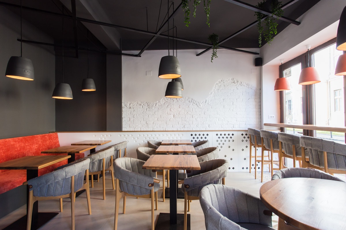 Design interior Interior design: SNOOZZ Cafe in Oradea, Romania Oradea România Davidsign - 16