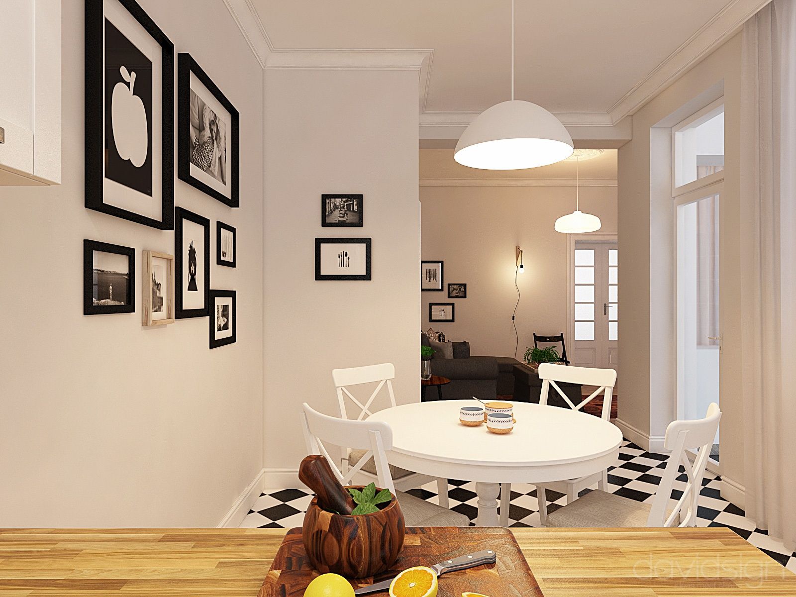 Design interior Scandinavian Inspired Home in Oradea Oradea România Davidsign - 4